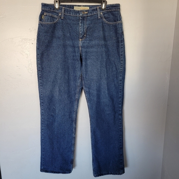 Cabela's Casual 14 Regular Women's Jeans Flannel Lined Denim Curvy Plus Size - Picture 1 of 5